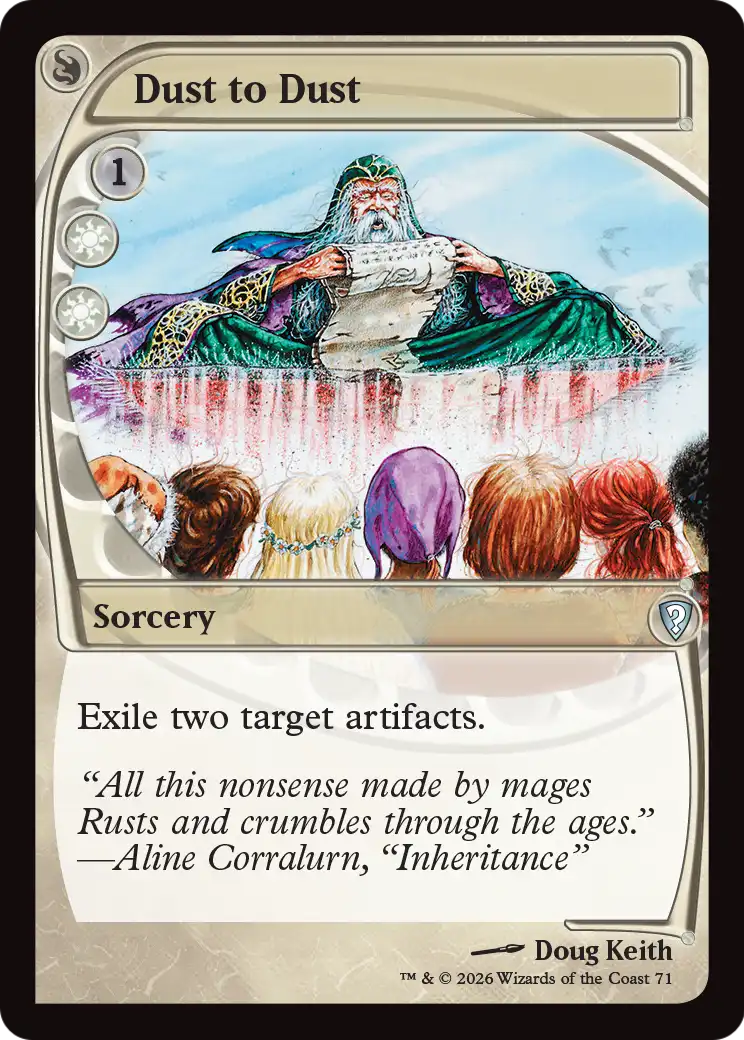 Dust to Dust (Future Sight) [Mystery Booster: Commander Edition] | Empire Gaming NC