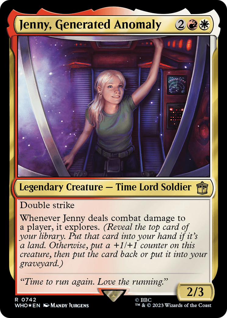 Jenny, Generated Anomaly (Surge Foil) [Doctor Who] | Empire Gaming NC