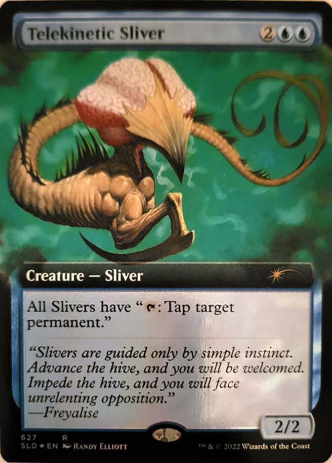 Telekinetic Sliver (Extended Art) [Secret Lair Drop Promos] | Empire Gaming NC