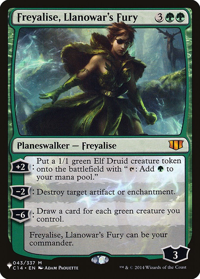 Freyalise, Llanowar's Fury [The List] | Empire Gaming NC