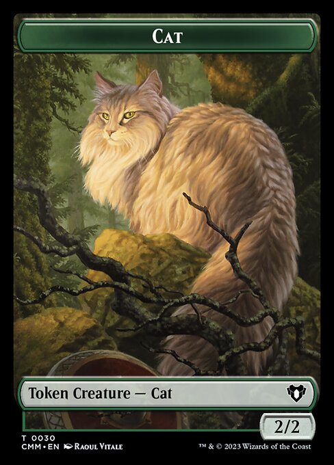 Eldrazi // Cat (0030) Double-Sided Token [Commander Masters Tokens] | Empire Gaming NC