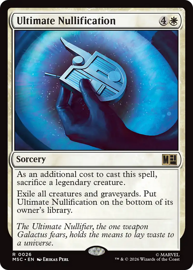 Ultimate Nullification (Surge Foil) [Marvel Super Heroes Commander] | Empire Gaming NC