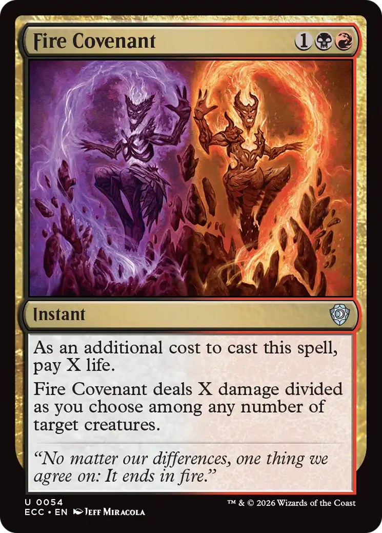 Fire Covenant [Lorwyn Eclipsed Commander] | Empire Gaming NC