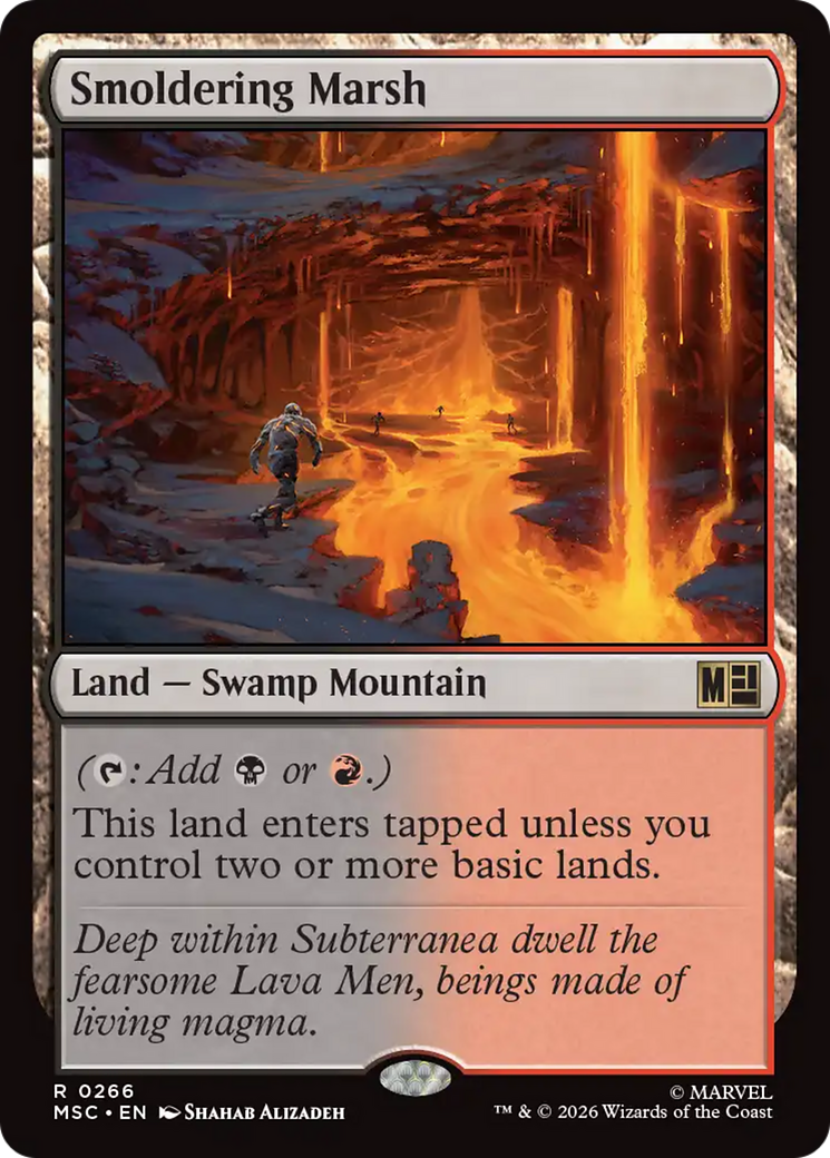Smoldering Marsh [Marvel Super Heroes Commander] | Empire Gaming NC