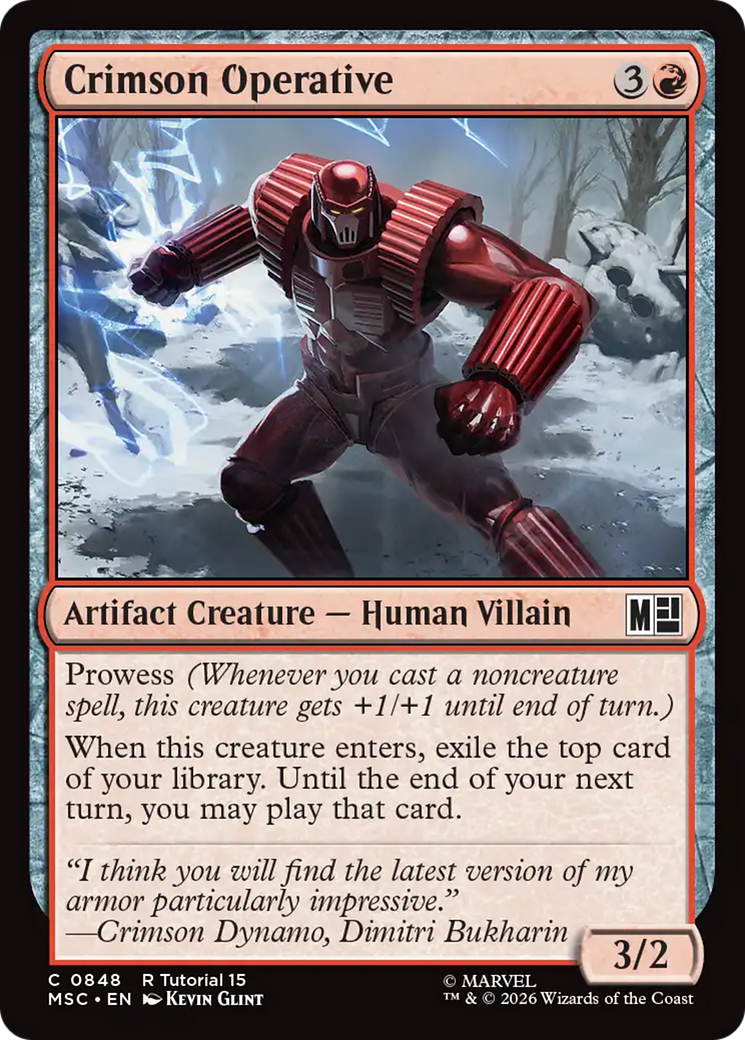 Crimson Operative [Marvel Super Heroes Commander] | Empire Gaming NC