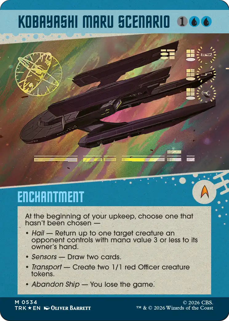 Kobayashi Maru Scenario (Showcase) (Surge Foil) [Star Trek] | Empire Gaming NC