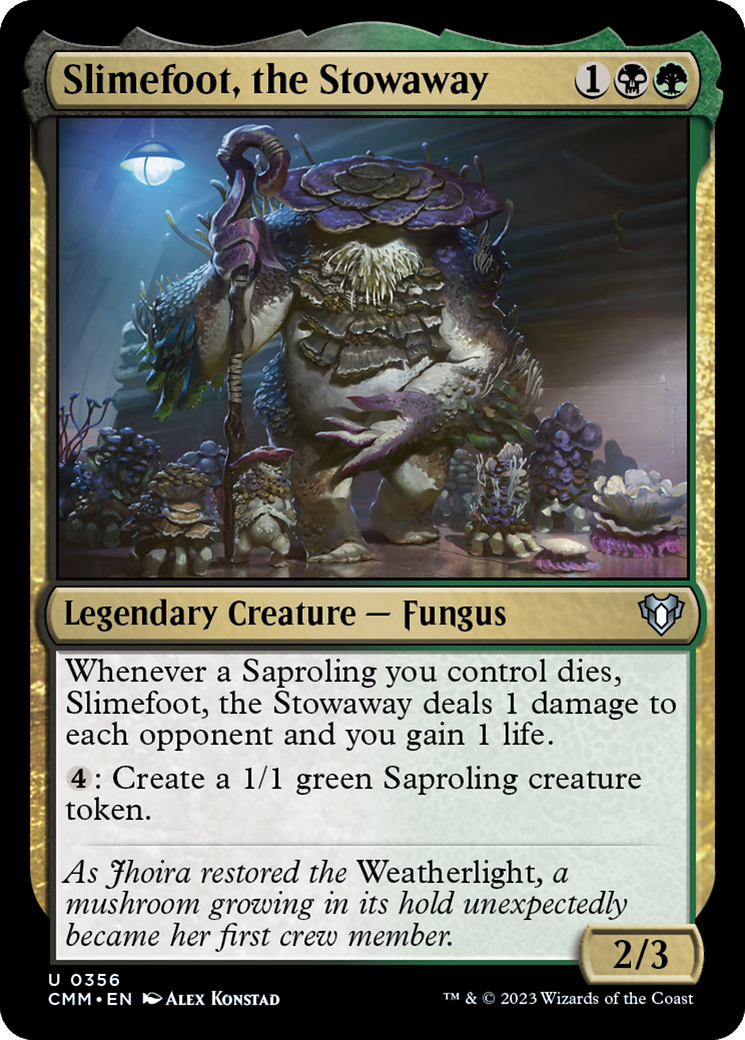 Slimefoot, the Stowaway [Commander Masters] | Empire Gaming NC