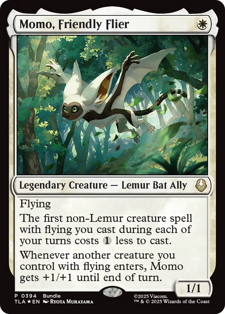 Momo, Friendly Flier (Bundle) [Avatar: The Last Airbender Promos] | Empire Gaming NC