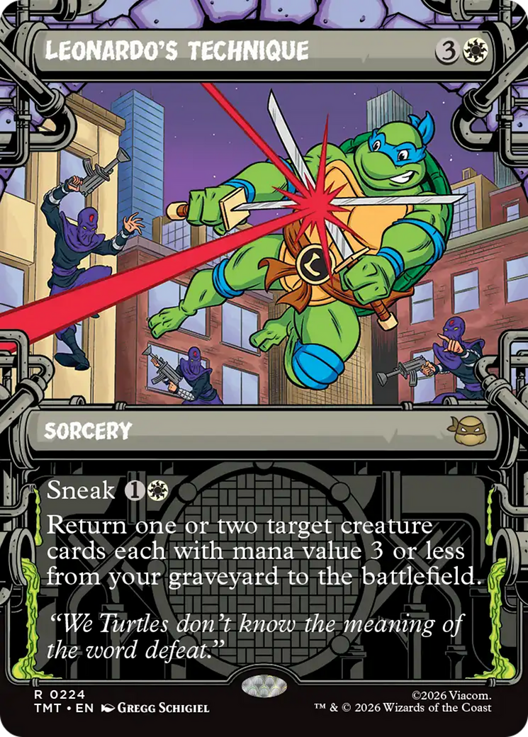 Leonardo's Technique (Showcase) [Teenage Mutant Ninja Turtles] | Empire Gaming NC