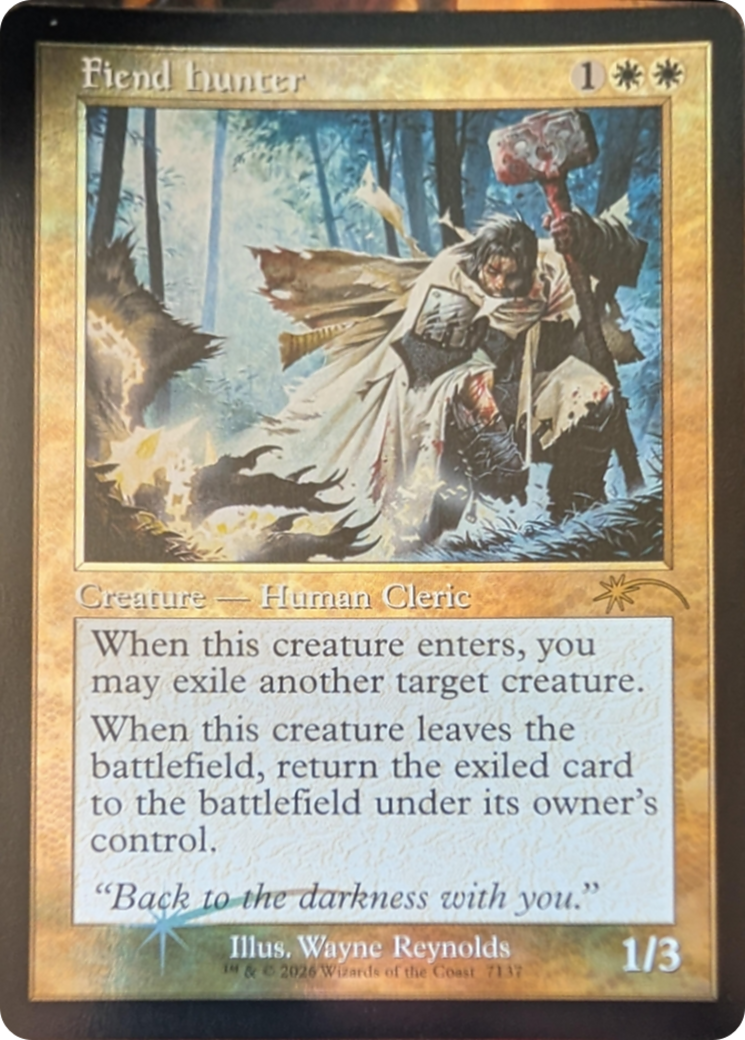 Fiend Hunter (Retro Frame) [Secret Lair Drop Series] | Empire Gaming NC
