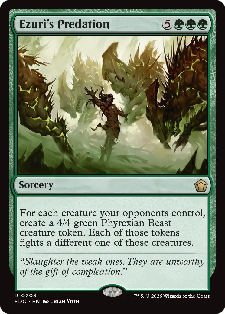 Ezuri's Predation [Foundations Commander] | Empire Gaming NC