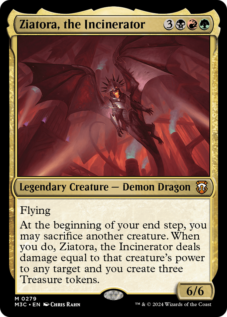 Ziatora, the Incinerator (Ripple Foil) [Modern Horizons 3 Commander] | Empire Gaming NC