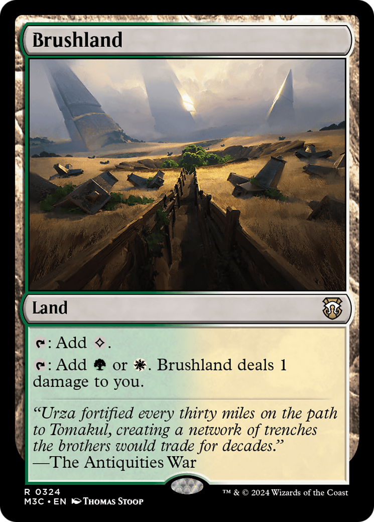 Brushland (Ripple Foil) [Modern Horizons 3 Commander] | Empire Gaming NC