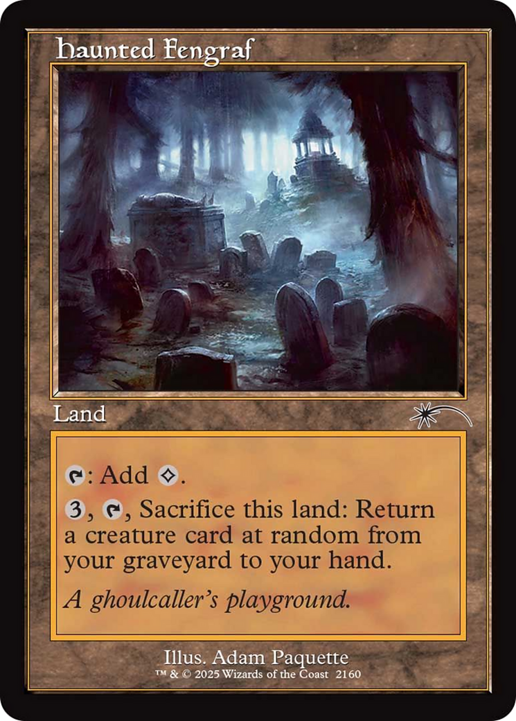 Haunted Fengraf (Retro Frame) [Secret Lair Drop Series] | Empire Gaming NC