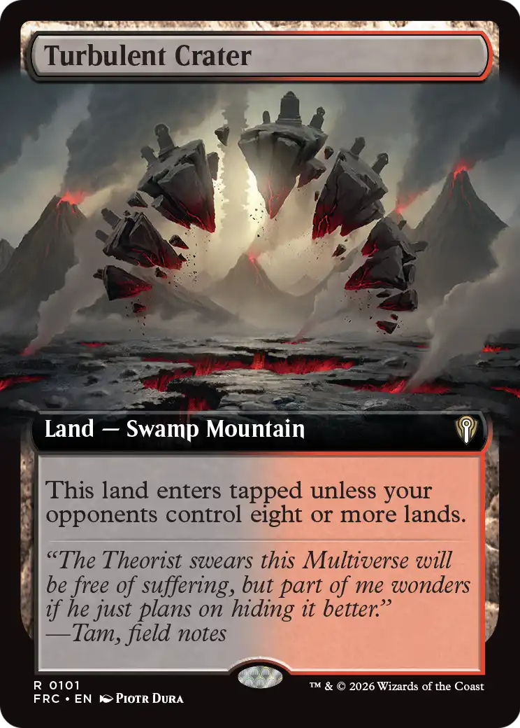 Turbulent Crater (Extended Art) [Reality Fracture Commander] | Empire Gaming NC