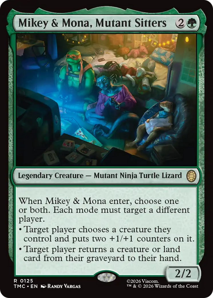 Mikey & Mona, Mutant Sitters [Teenage Mutant Ninja Turtles Commander] | Empire Gaming NC