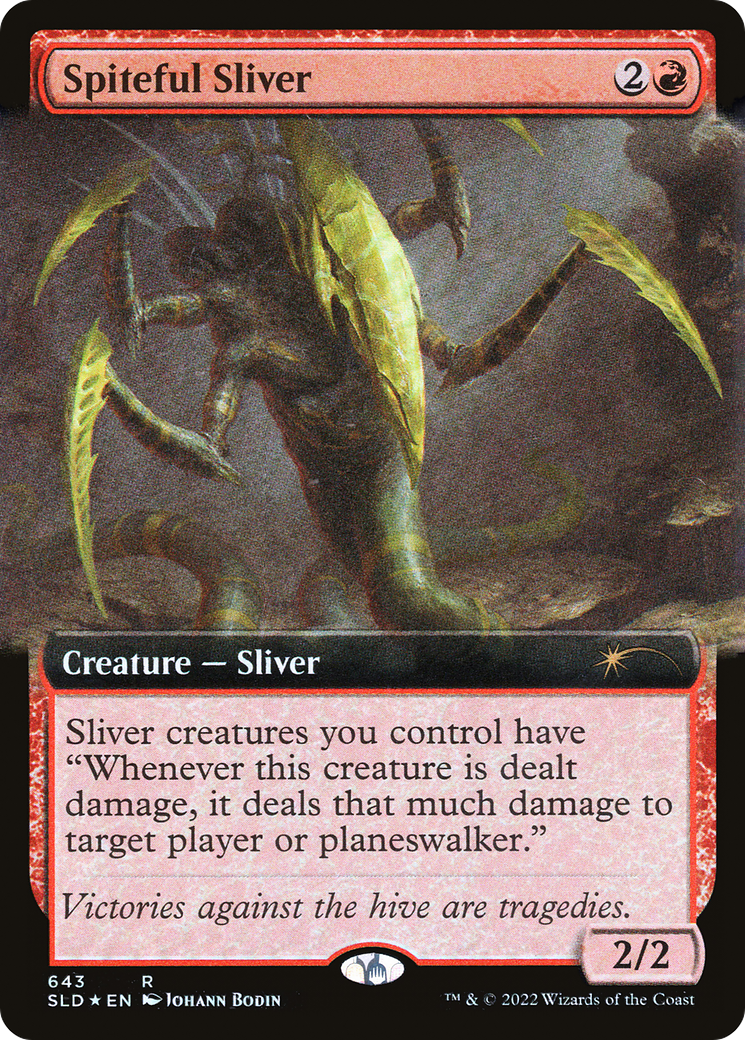 Spiteful Sliver (Extended Art) [Secret Lair Drop Promos] | Empire Gaming NC