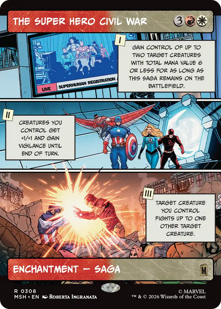 The Super Hero Civil War (Borderless) [Marvel Super Heroes] | Empire Gaming NC