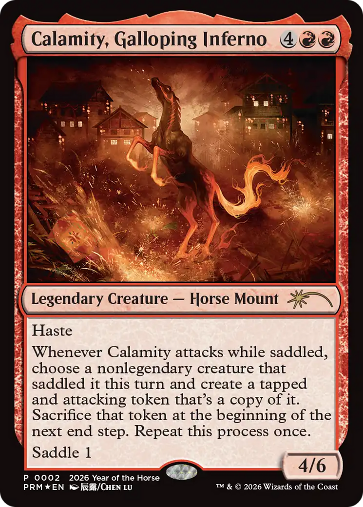 Calamity, Galloping Inferno (Year of the Horse 2026) [Standard Showdown Promos] | Empire Gaming NC