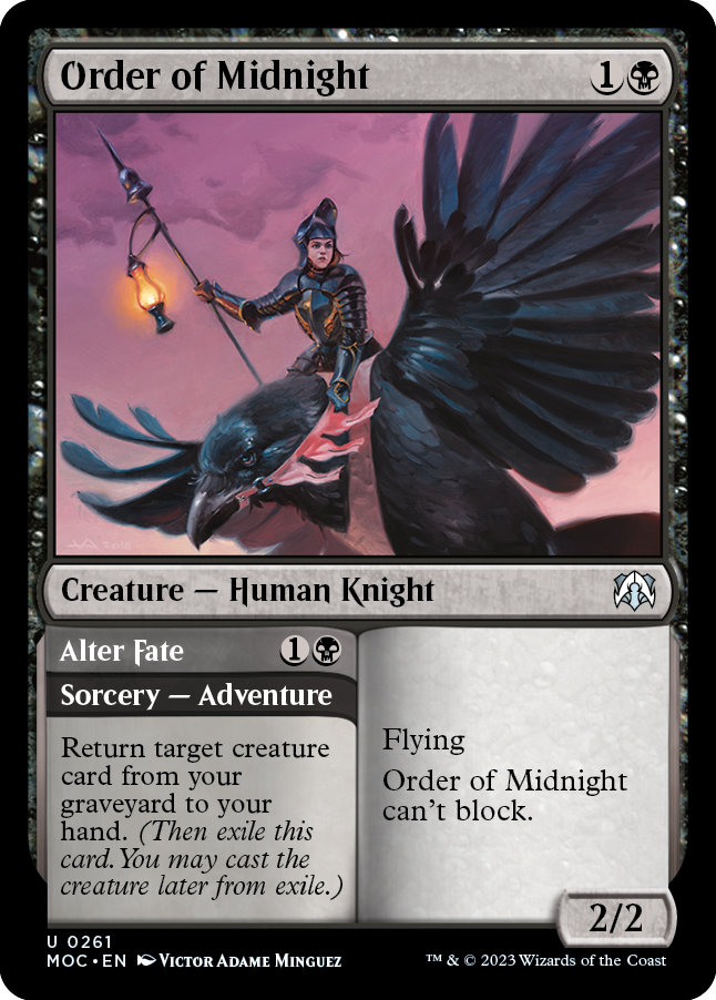 Order of Midnight // Alter Fate [March of the Machine Commander] | Empire Gaming NC