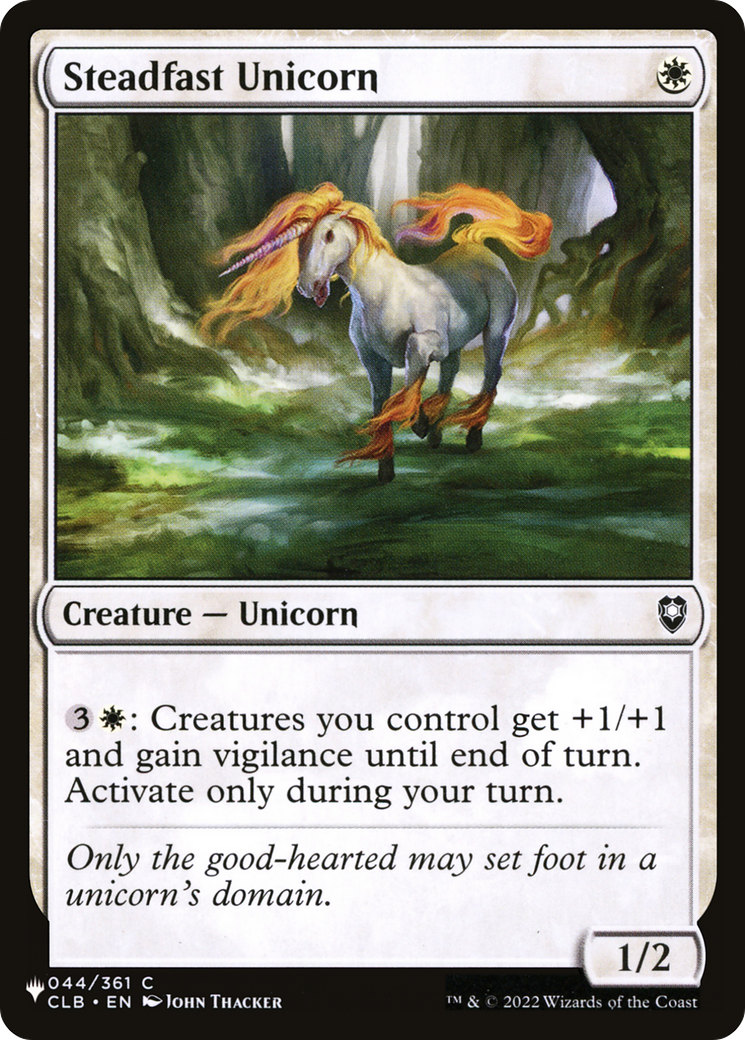 Steadfast Unicorn [The List] | Empire Gaming NC