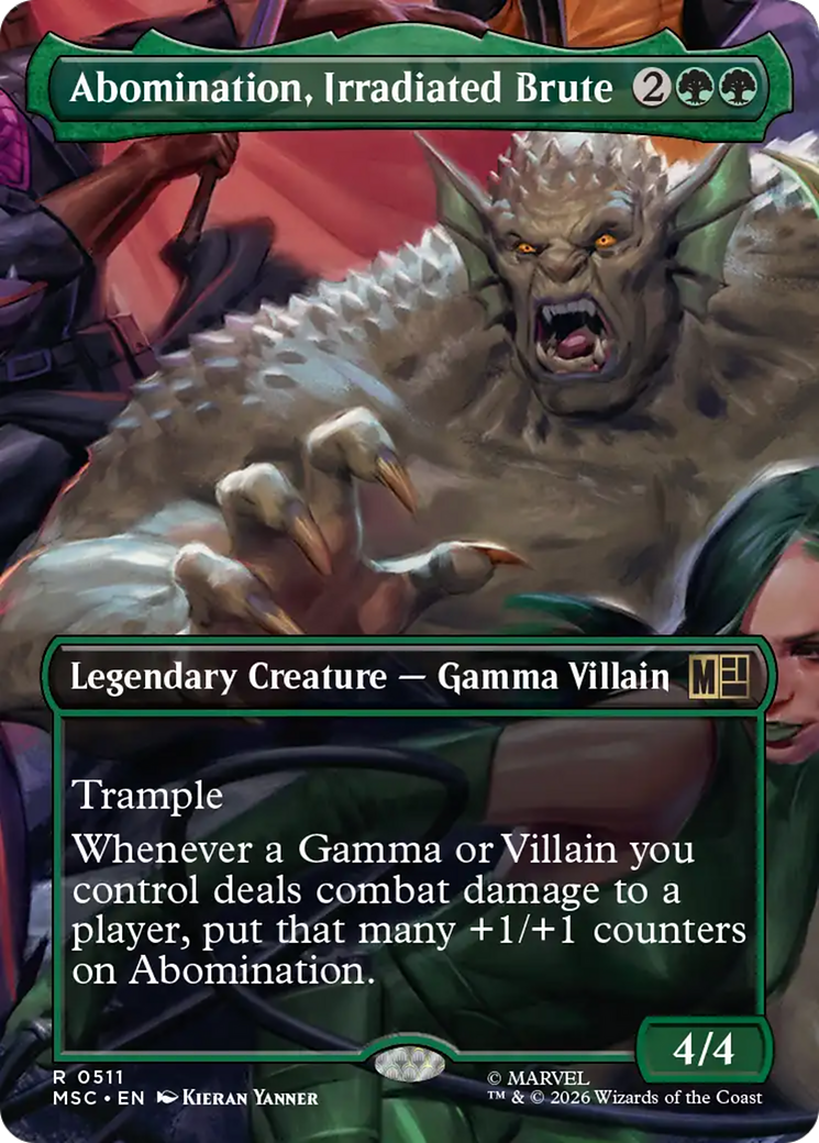 Abomination, Irradiated Brute (Borderless) [Marvel Super Heroes Commander] | Empire Gaming NC