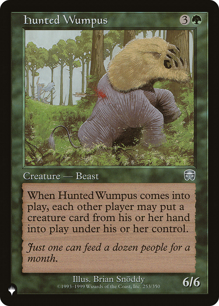 Hunted Wumpus [The List Reprints] | Empire Gaming NC