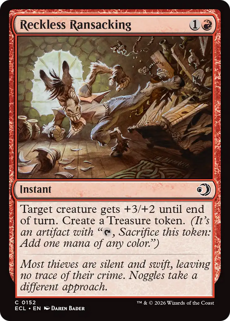 Reckless Ransacking [Lorwyn Eclipsed] | Empire Gaming NC