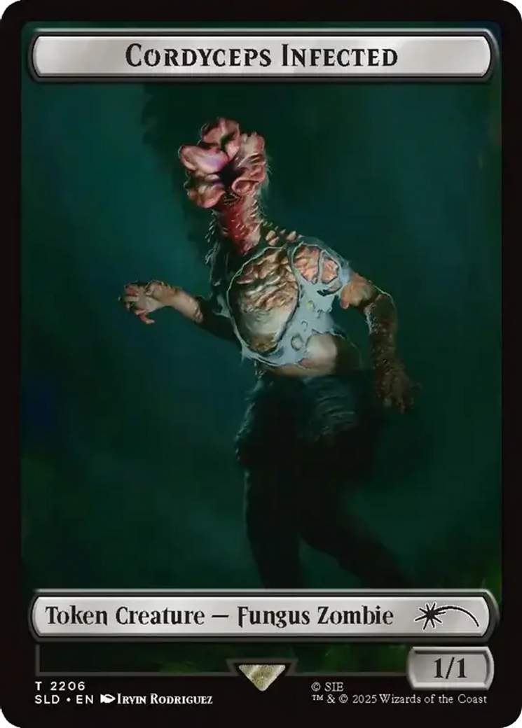 Cordyceps Infected Token (2206) [Secret Lair Drop Series] | Empire Gaming NC