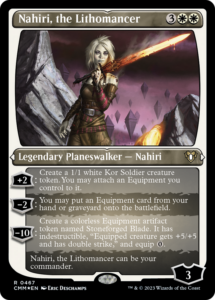 Nahiri, the Lithomancer (Foil Etched) [Commander Masters] | Empire Gaming NC