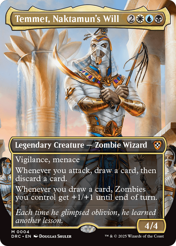 Temmet, Naktamun's Will (Borderless) [Aetherdrift Commander] | Empire Gaming NC
