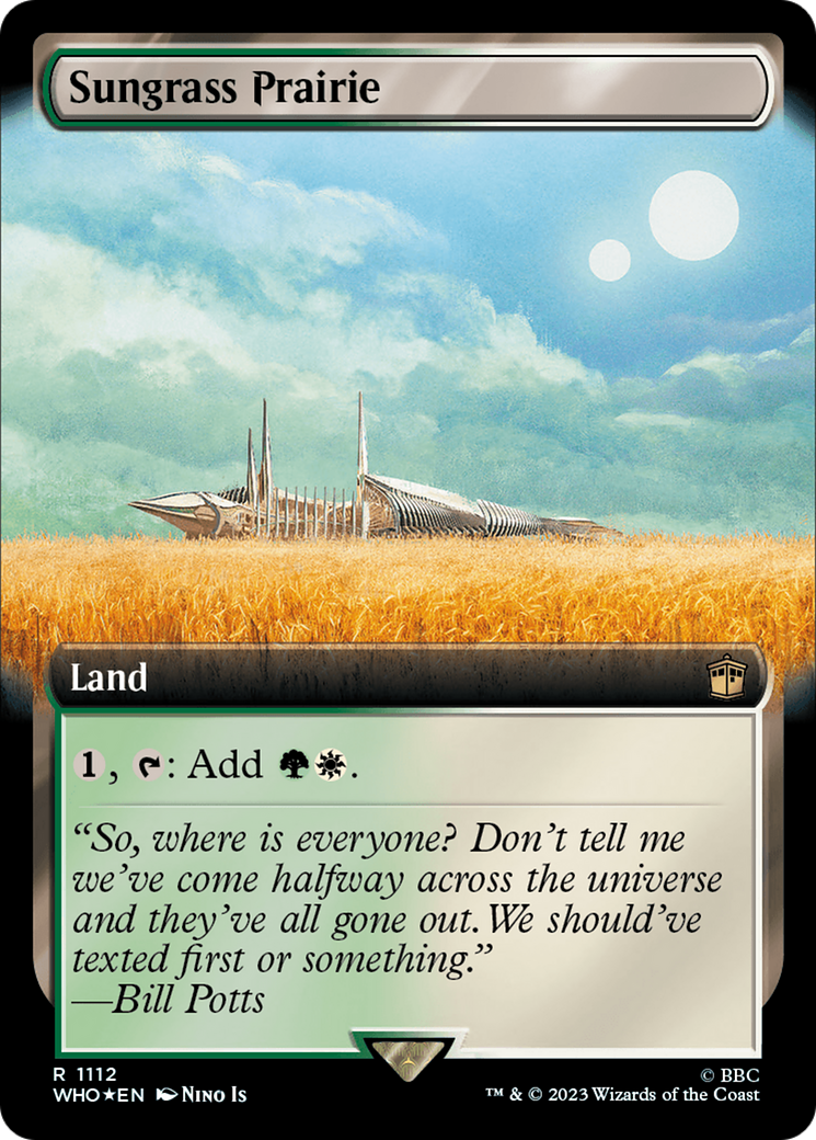 Sungrass Prairie (Extended Art) (Surge Foil) [Doctor Who] | Empire Gaming NC