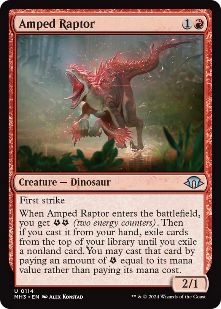 Amped Raptor [Modern Horizons 3] | Empire Gaming NC