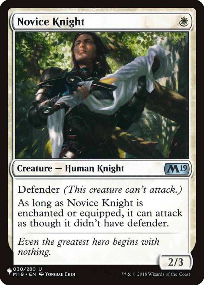 Novice Knight [The List] | Empire Gaming NC