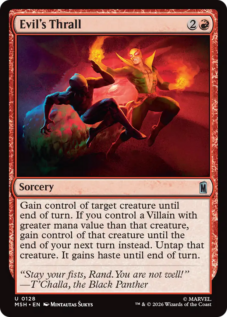 Evil's Thrall [Marvel Super Heroes] | Empire Gaming NC