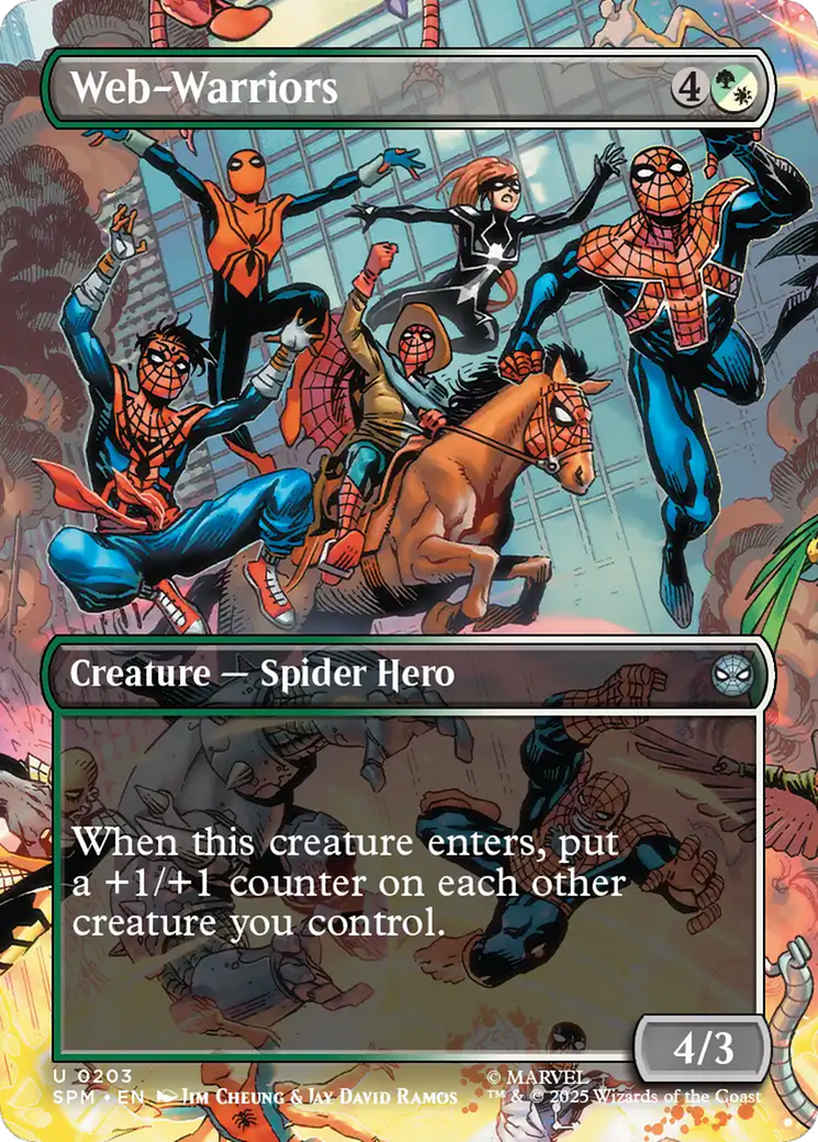 Web-Warriors (Borderless) [Marvel's Spider-Man] | Empire Gaming NC