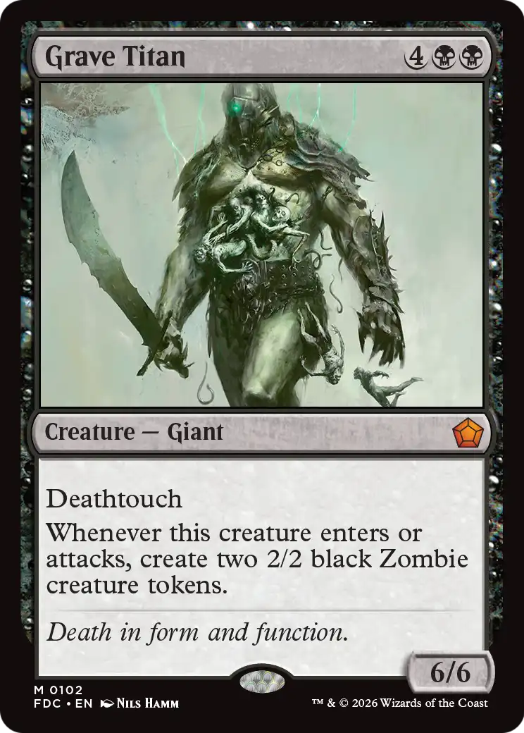 Grave Titan [Foundations Commander] | Empire Gaming NC