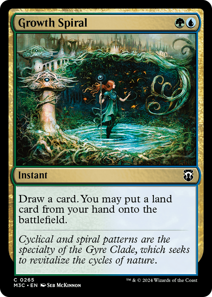 Growth Spiral (Ripple Foil) [Modern Horizons 3 Commander] | Empire Gaming NC