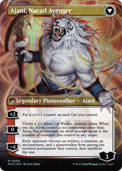 Ajani, Nacatl Pariah // Ajani, Nacatl Avenger (Borderless) (Textured Foil) [Modern Horizons 3] | Empire Gaming NC