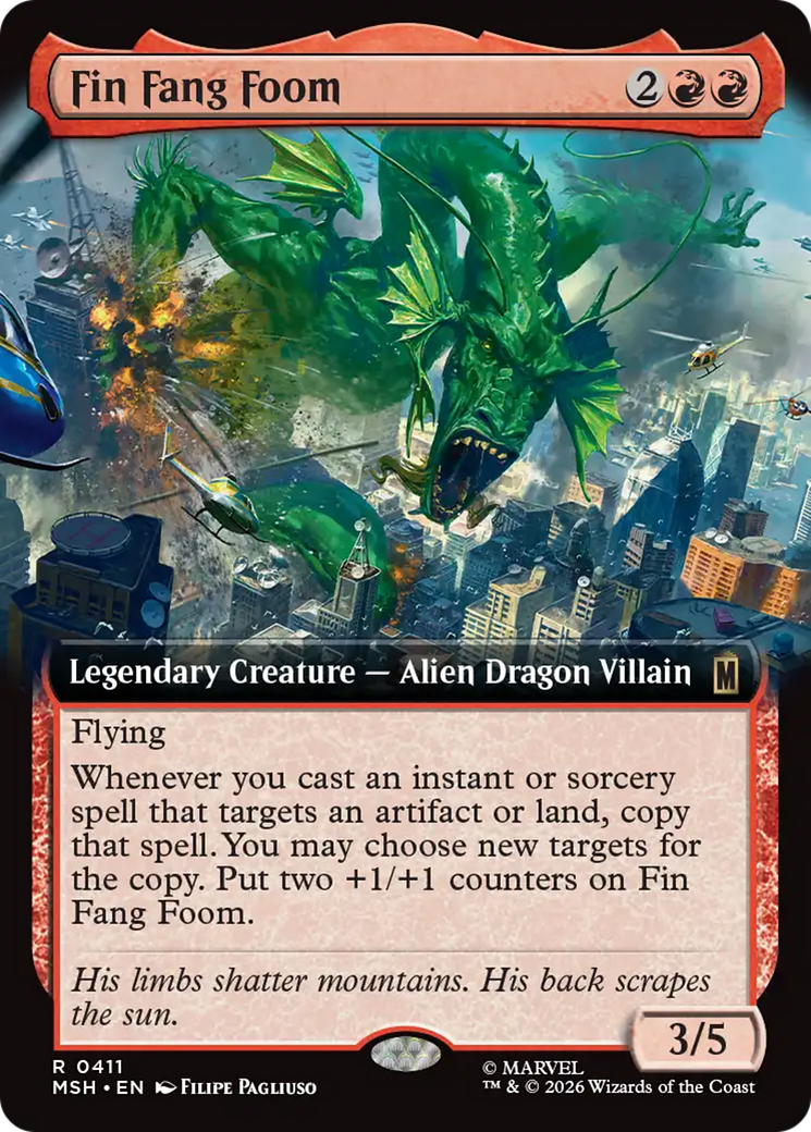 Fin Fang Foom (Extended Art) [Marvel Super Heroes] | Empire Gaming NC