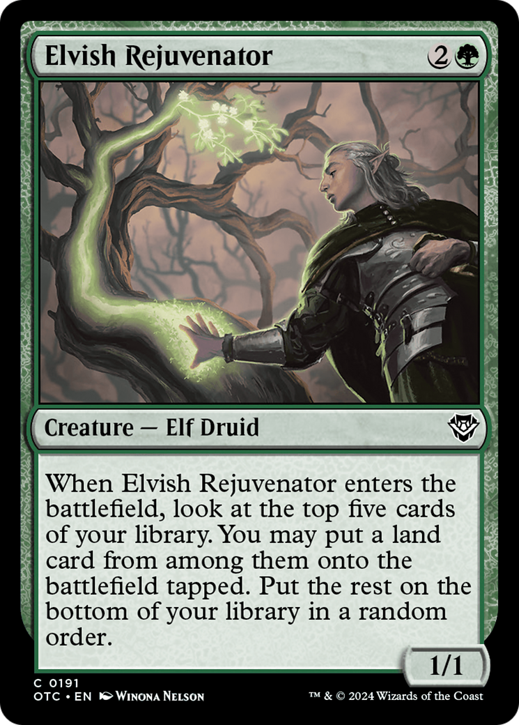 Elvish Rejuvenator [Outlaws of Thunder Junction Commander] | Empire Gaming NC