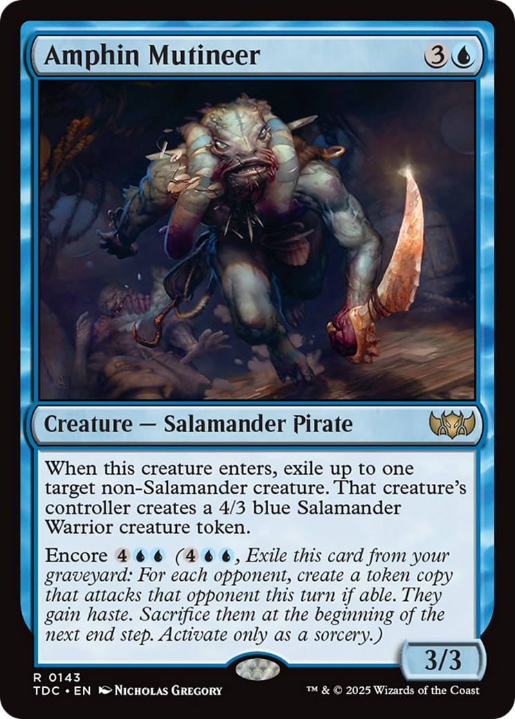 Amphin Mutineer [Tarkir: Dragonstorm Commander] | Empire Gaming NC