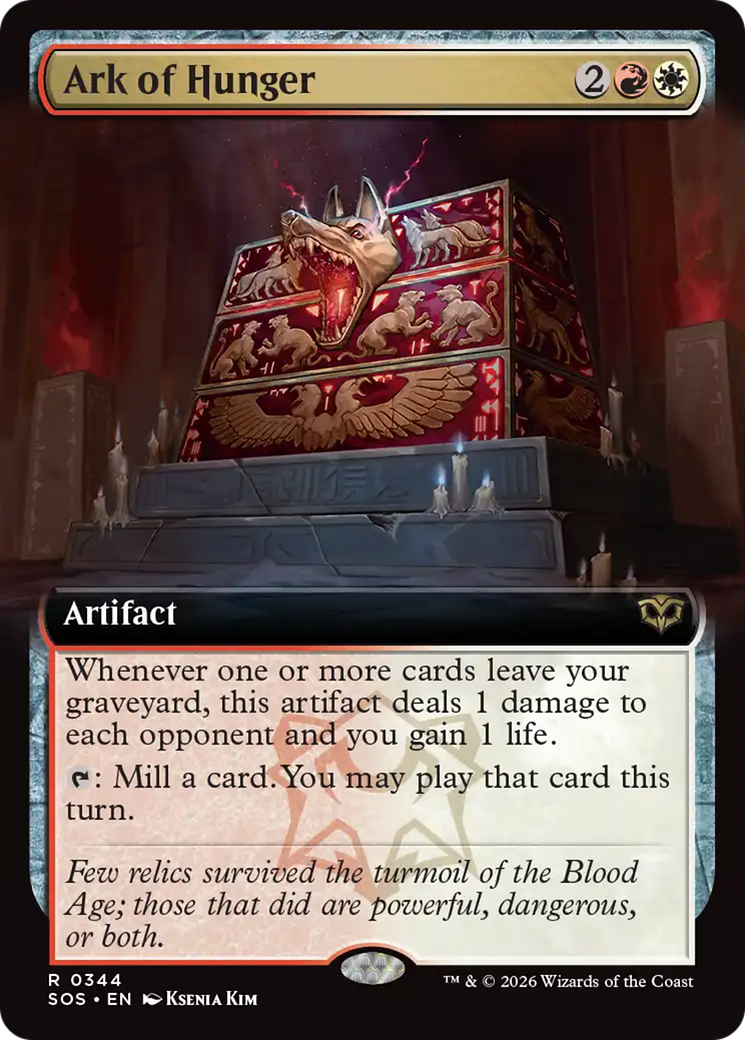 Ark of Hunger (Extended Art) [Secrets of Strixhaven] | Empire Gaming NC