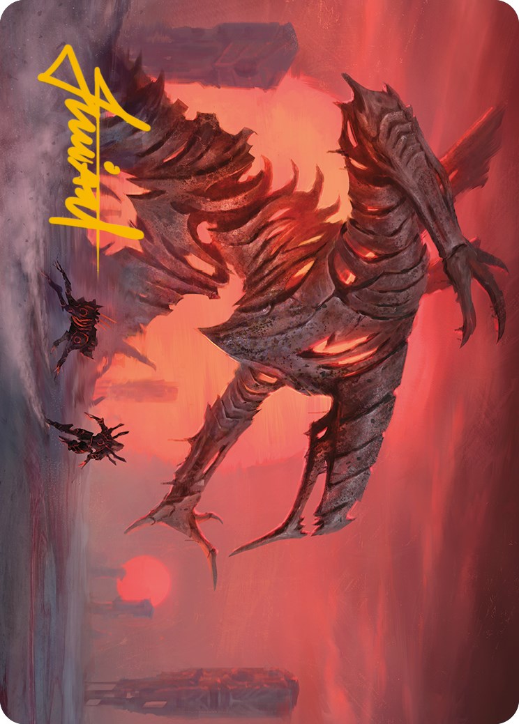 Red Sun's Zenith Art Card (Gold-Stamped Signature) [Phyrexia: All Will Be One Art Series] | Empire Gaming NC