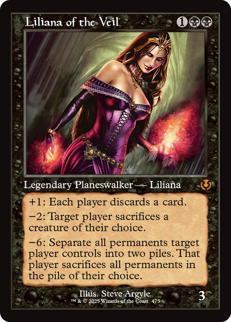 Liliana of the Veil (Retro Frame) [Innistrad Remastered] | Empire Gaming NC