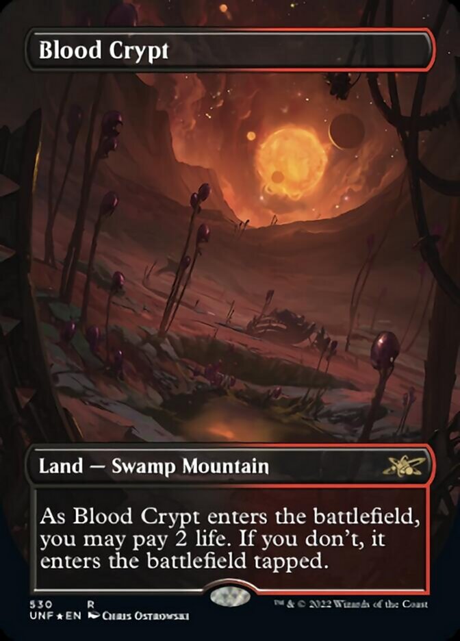 Blood Crypt (Borderless) (Galaxy Foil) [Unfinity] | Empire Gaming NC