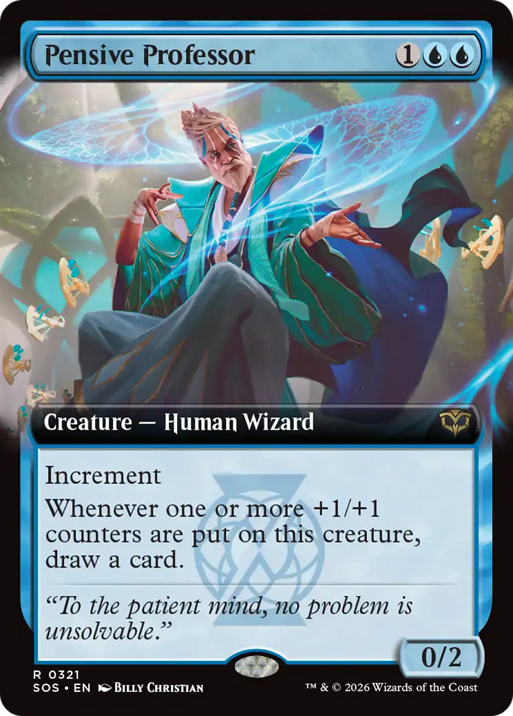 Pensive Professor (Extended Art) [Secrets of Strixhaven] | Empire Gaming NC