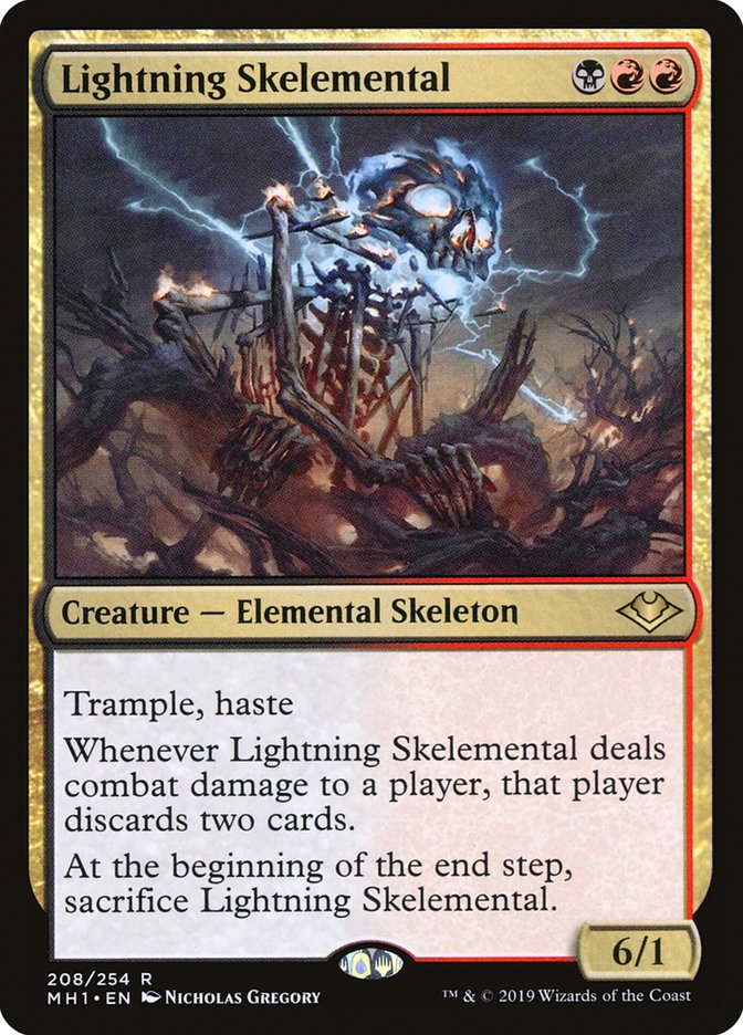 Lightning Skelemental [Modern Horizons] | Empire Gaming NC