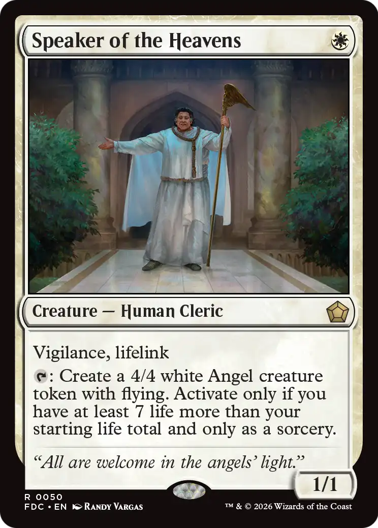 Speaker of the Heavens [Foundations Commander] | Empire Gaming NC