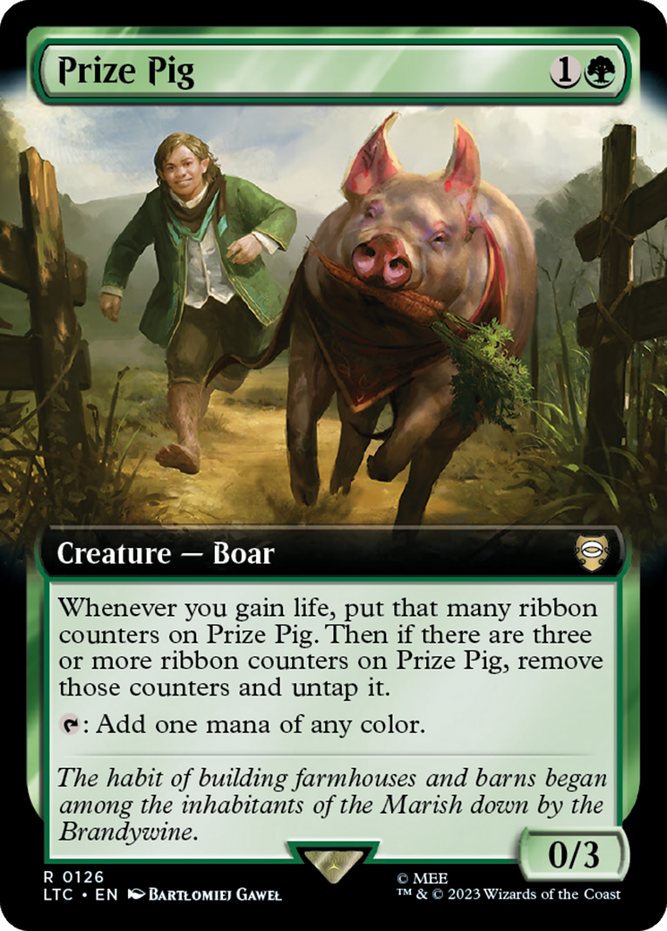 Prize Pig (Extended Art) [The Lord of the Rings: Tales of Middle-Earth Commander] | Empire Gaming NC